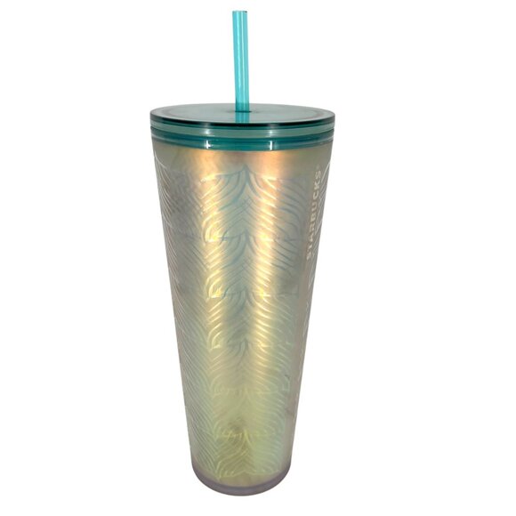 Starbucks 50th Anniversary Frosted Sirens Tumbler 24oz Iridescent Design - Picture 1 of 9